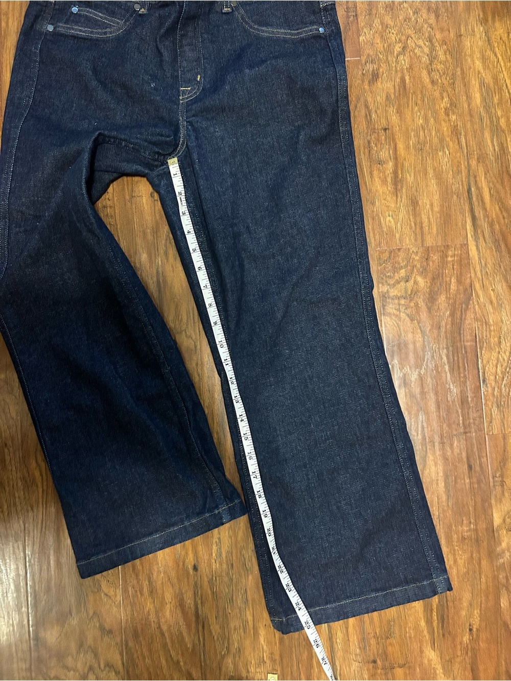 Levi's Perfectly Slimming Women's Dark Blue Bootcut 512 Jeans - Picture 8 of 12